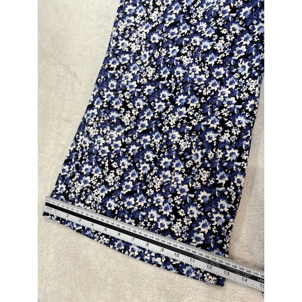 Anthropologie Navy Blue Floral Jumpsuit - Picture 10 of 13